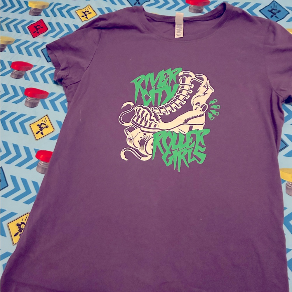 River City Roller Girls Tee Size L